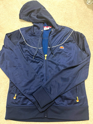 Ellesse navy hooded full zip - navy,
