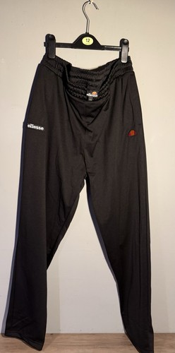 Ellesse black track pants - black,