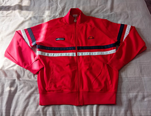 Ellesse red striped full - red,